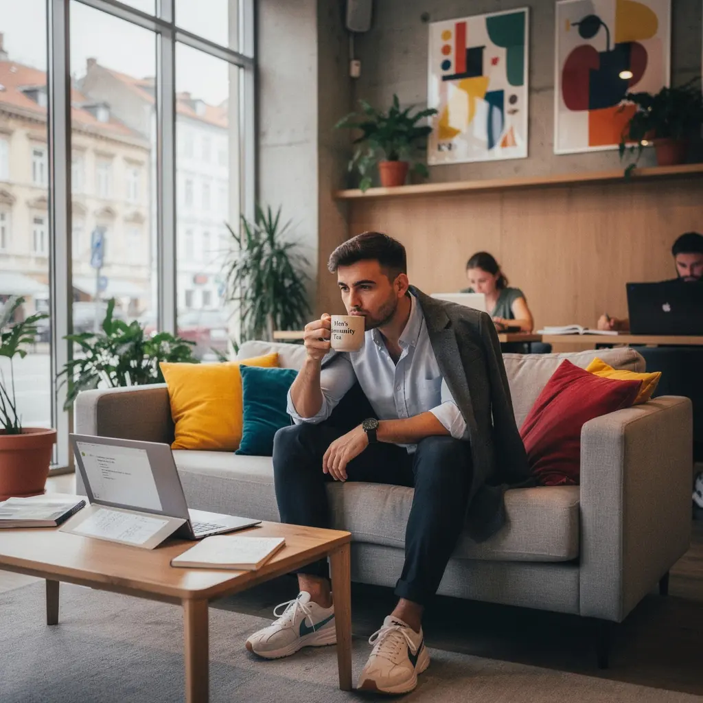 Svježe lišće echinacee na drvenoj površini