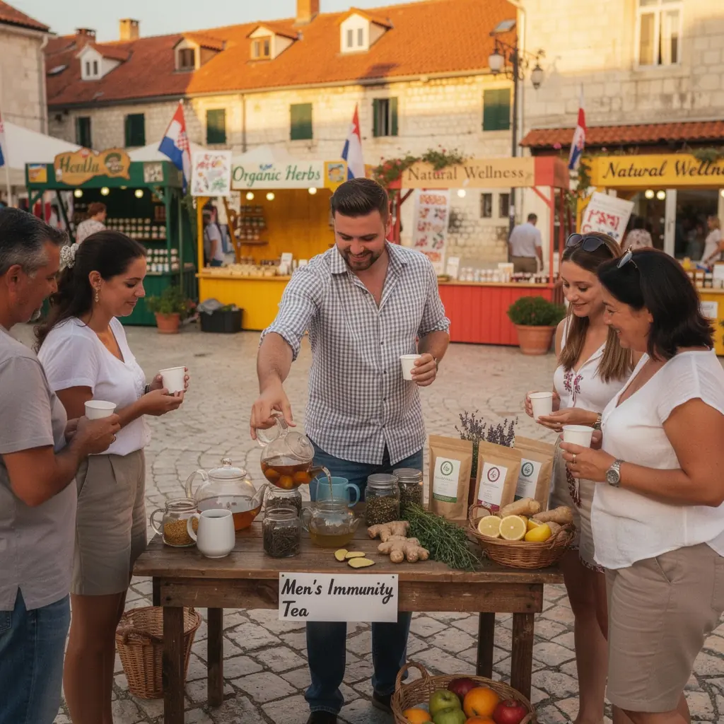 Muškarac uživa u šalici čaja za imunitet